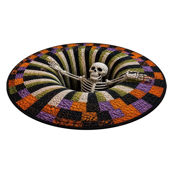 Shirem 3D Vortex Halloween Rug